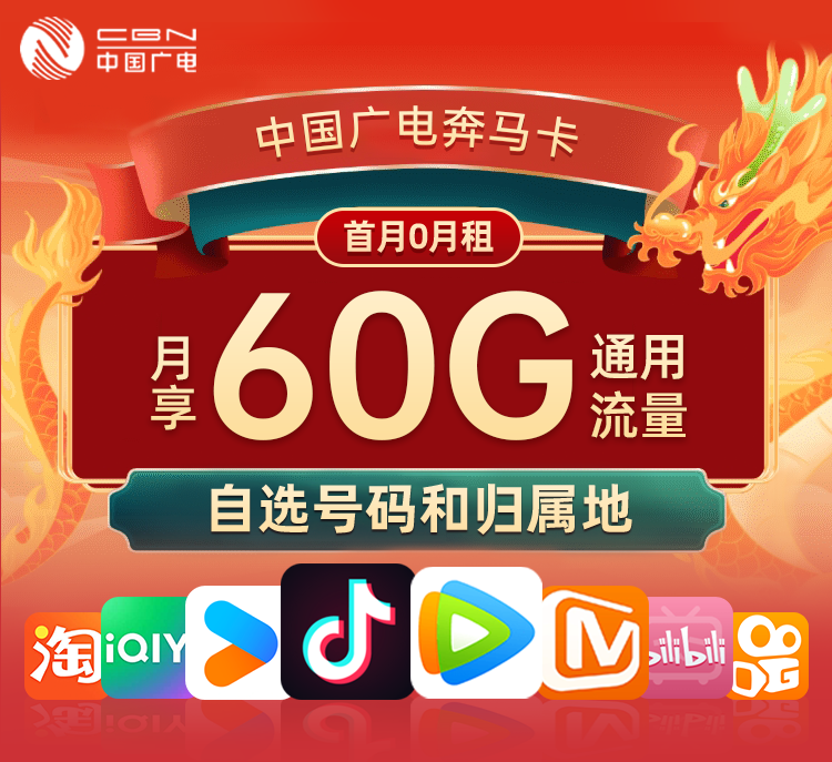 广电奔马卡39元60G(靓号)
